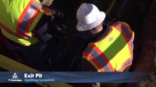 Grundoburst® Hydraulic Pipe Splitting Demo: Polyethylene Pipe