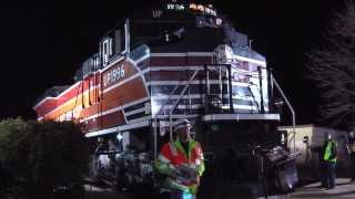 UP4014 Steam Locomotive removal from Fairplex Pomona, Rail Cut, and Ed Dickens directions to UP 1996