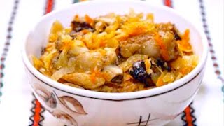 Очень вкусный Бигус с капустой, картошкой и мясом.