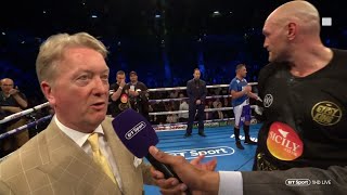 Frank Warren: Tyson Fury and Tony Bellew could fight this year