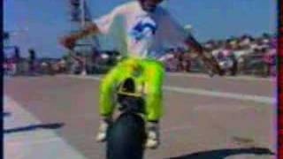 jackie chabanais unicycle stunt moto