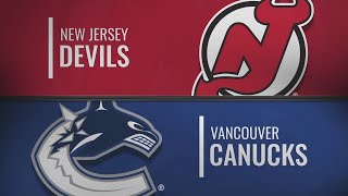 Нью Джерси Девилз - Ванкувер | НХЛ обзор матчей 10.11.2019г | New Jersey Devils vs Vancouver Canucks