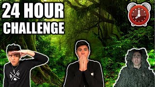 24 HOUR OVERNIGHT CHALLENGE IN THE FOREST **GHILLIE SUIT HIDE & SEEK**