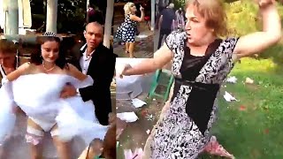 Свадьба года! Избитый Жених, Безумная Невеста. Буйные женщины разнесли всё вокруг