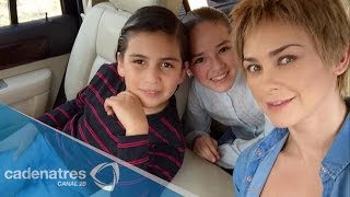 Hijos de Aracely Arámbula no festejaron el día del padre con Luis Miguel