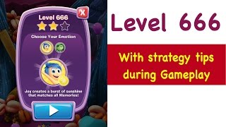 Inside Out Thought Bubbles - Level 666 - Tips and Strategy Gameplay Walkthrough Youtube No Boosters