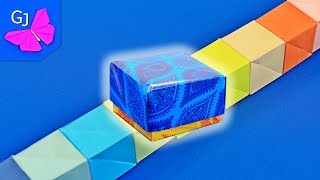 Волшебные Оригами Кубики из бумаги ❀ Движущиеся поделки своими руками