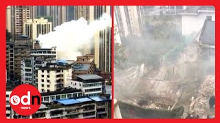 Gas Explosion DEMOLISHES Building in China
