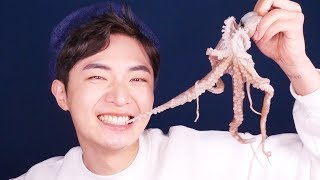 MUKBANG | 꿈틀꿈틀 살아있는 산낙지 먹방 ?Wow! Raw Octopus 후니 ASMR Eatingshow Hoony