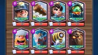 100% All Legendary Deck MAXED w/ INFERNO DRAGON! Clash Royale