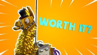 Opening 4 Legendary Troll Stash Llamas! Worth the 2000 VBucks?