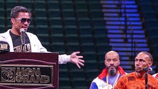 Manny Pacquiao vs. Keith Thurman POST FIGHT PRESS CONFERENCE | Las Vegas Boxing