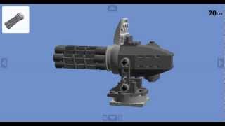 How to make a Lego® Minigun (with instructions) HD