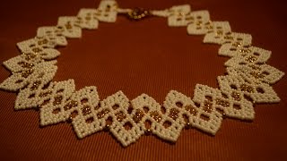Колье из бисера "Сансара".  Бисероплетение.  Мастер класс