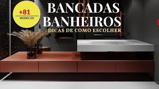 Belas Bancadas Para Banheiro Decorada | Rizza Diniz Arquiteta
