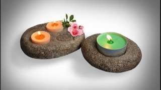 Каменный подсвечник своими руками