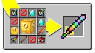 ŞANS BLOKLARININ GİZLİ KILIÇLARI (Minecraft Zengin vs Fakir Blokları)