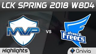 MVP vs AFS Highlights Game 1 LCK Spring 2018 W8D4 MVP vs Afreeca Freecs by Onivia