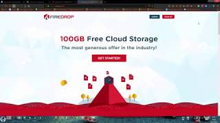 Firedrop - 100 ГБ облачного хранилища бесплатно