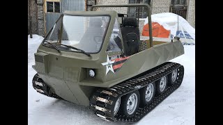 Испытываем гусеничный вездеход "Лайка-03"