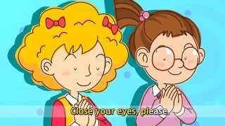 Детские песенки на английском языке: Touch your eyes - Sit down - English song for Kids