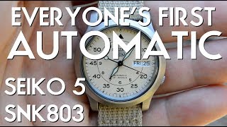 Seiko 5 SNK803 Watch (SNK809 Cream Dial) Review - Ep. 5 - The Automatic