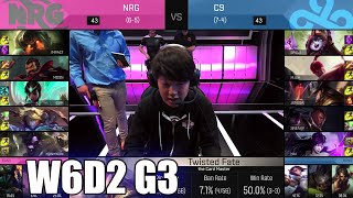 NRG eSports vs Cloud 9 | Week 6 Day 2 S6 NA LCS Spring 2016 | NRG vs C9 G2 W6D2