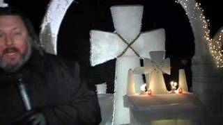 Льодові містечка створюють на Прикарпатті