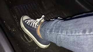 Kate's Converse - driving, shoeplay, removal