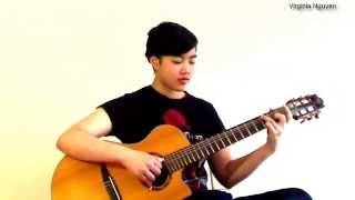 Về Đâu Mái Tóc Người Thương - Guitar Virginia Nguyen(Mẫn)