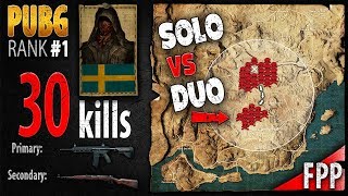 PUBG Rank 1 - punchrulle 30 kills [EU] DUO FPP - PLAYERUNKNOWN'S BATTLEGROUNDS