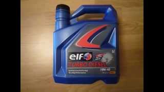 Моторное масло ELF TURBO DIESEL 10W-40. Обзор.