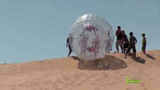 Zorb Ball at Silver Lake Sand Dunes