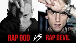 Machine Gun Kelly Disses Eminem, Hailie, Kim And G-Eazy On New Track 'Rap Devil'