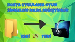 Klasör Uygulama İkonu Nasıl Değiştirilir Windows 7 8 10 |  Programsız Simge Değiştirme