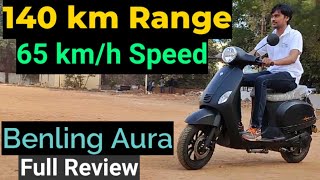 Benling India's High Speed Electric Scooter Aura Full Review