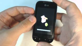 Lg Optimus Net P690 - How to reset - Como restablecer datos de fabrica