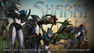 AQ3D SHARK Armor? New Challenges! New Quests! AdventureQuest 3D