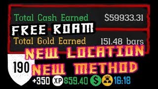 ? New Method RDR2 Online ? Earn Money and Rank Up Hunting Earn Treasure Map Gold NO Glitch Exploit