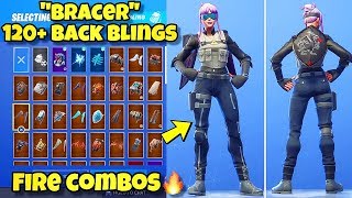NEW "BRACER" SKIN Showcased With 120+ BACK BLINGS! Fortnite Battle Royale (BEST BRACER SKIN COMBOS)