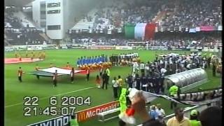 National anthems of Bulgaria and Italy at Euro 2004