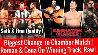 Shocking Change ! Seth & Finn Qualify ! 7 Man Elimination Chamber WWE Raw 2/12/18 Highlights 12 Feb
