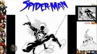 Speed Inking Spider-Man 2099