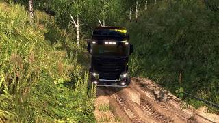 Тайная дорога в euro truck simulator 2 на карте суровая россия! Тестим scania r700 #15