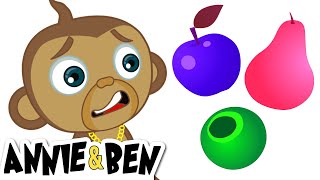 Wrong Fruits Colors on Old MacDonald's Fruit Farm | Learning Cartoon Videos for Kids by Annie & Ben!