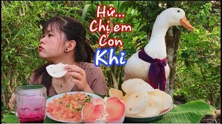 Lộ bí mật “Giới tính” Bim Bim khi ăn Bưởi Trộn. Tình nghĩa chị em “Chắc có bền lâu”.