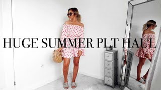 HUGE PRETTY LITTLE THING HAUL SUMMER 18 // Try-on & Styling
