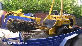 Vermeer V3550a Копка траншеи