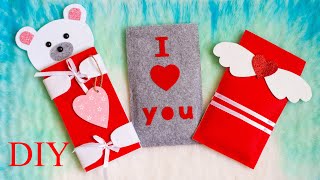 DIY Valentines | 3 ИДЕИ ВАЛЕНТИНОК-ШОКОЛАДНИЦ за 5 минут своими руками