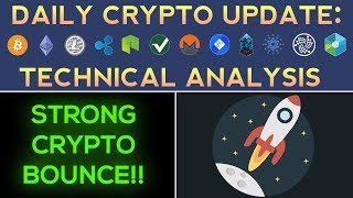 Cryptos See Strong Bounce, Big Move Higher Soon? (1/27/18) Daily Update + Technical Analysis